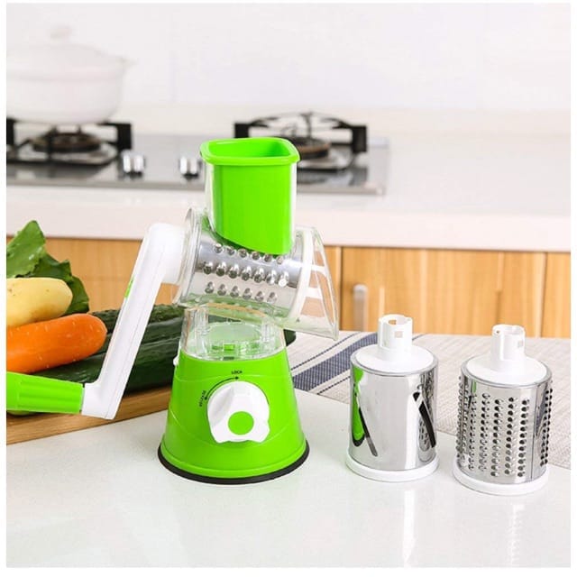 Multifunctional Hand Crank Drum Vegetable Cutter 