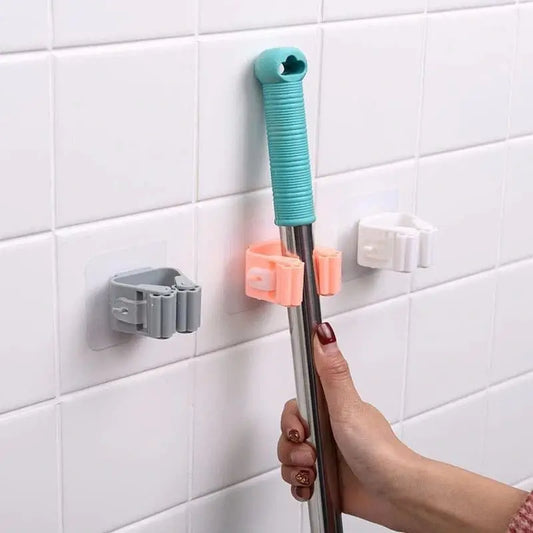 Wall Mounted Mop Holder Pack of 3 