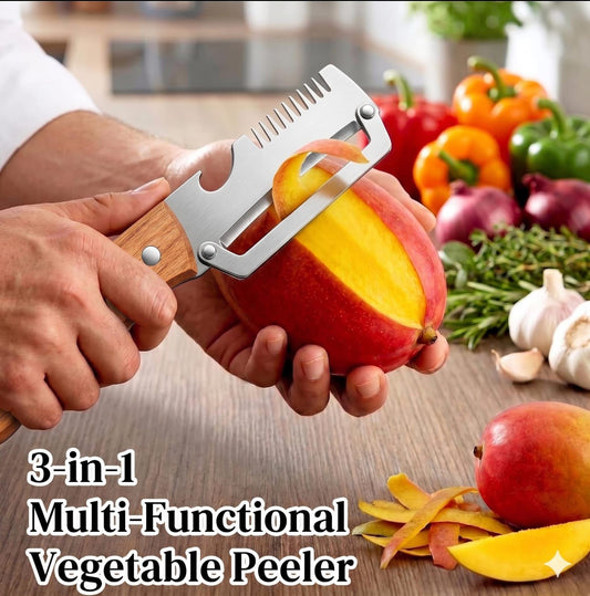 3 In 1 Multi Functional Vegetable Peeler Knife