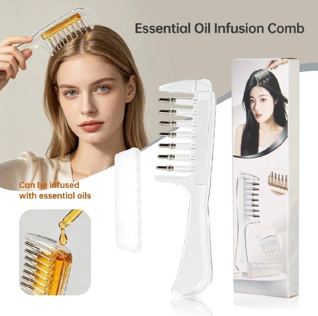 Scalp Massage And Relaxing Comb With Rolling Balls For Scalp Relaxation And Hair Care