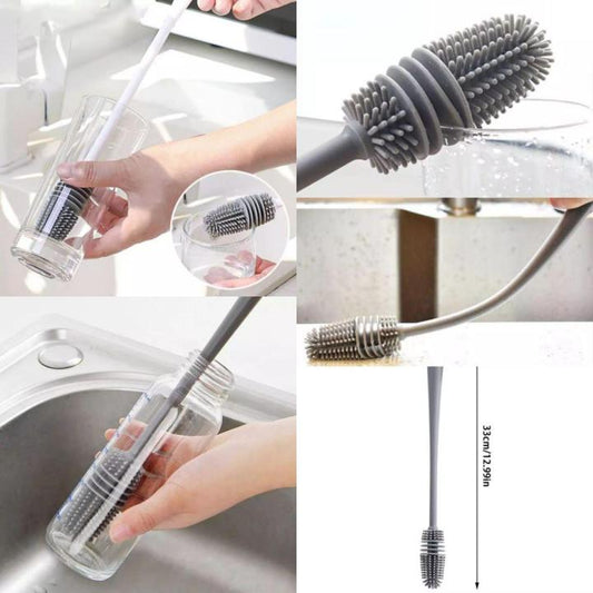 New Long Handle Silicone Cup Brush