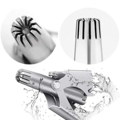 Stainless Steel Manual Nose Hair Trimmer